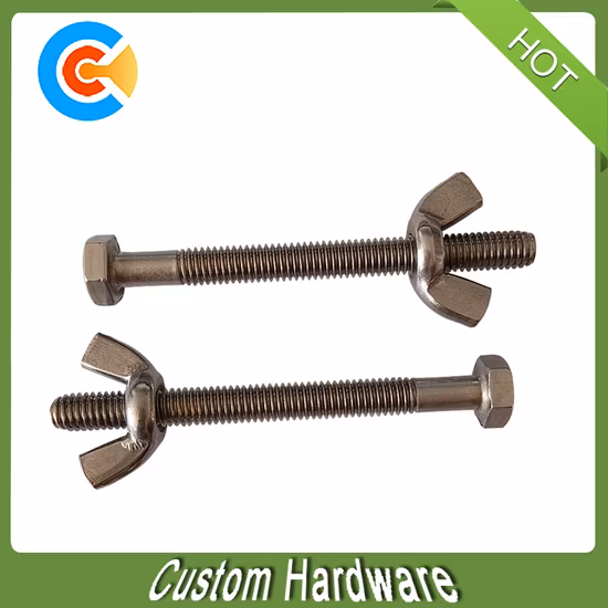 Tornillos hexagonales con forma especial/acero al carbono/acero inoxidable/tuerca de mariposa